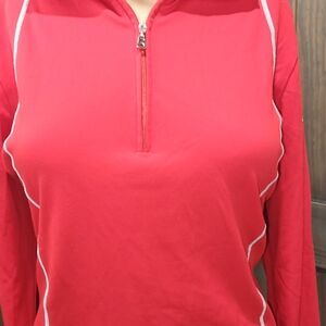 Bogner Red Quarter-Zip Women's Sweatshirt
